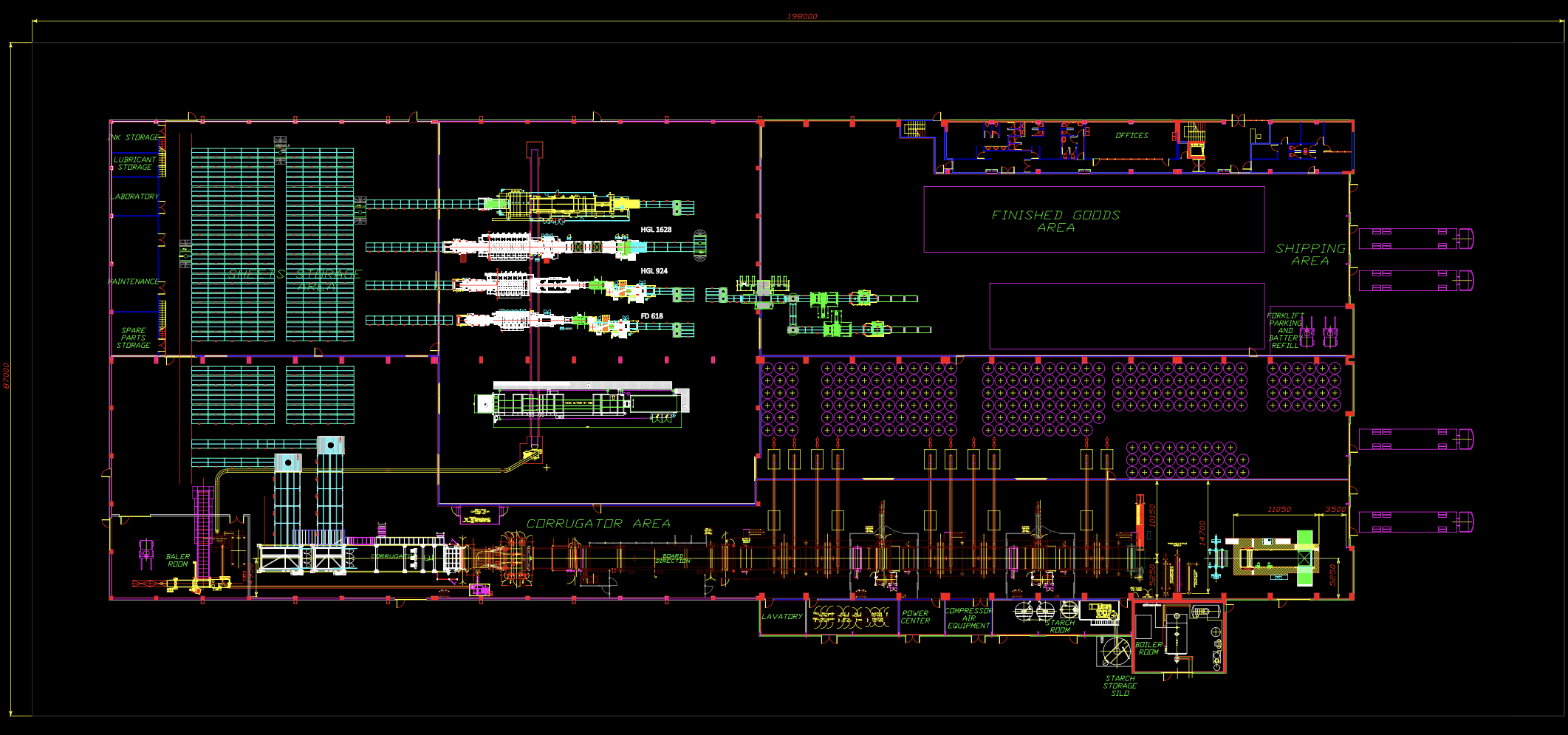 Factory CAD Layout